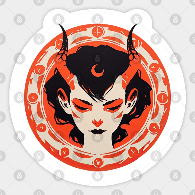 Secret society of the she Devils 3 Sticker by obstinator